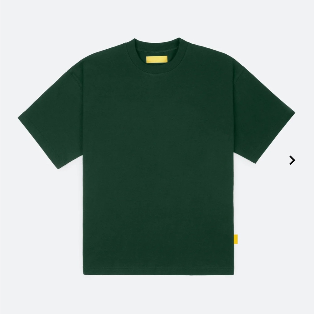 Mens Medium M Yellow Label Co. Green T-Shirt
